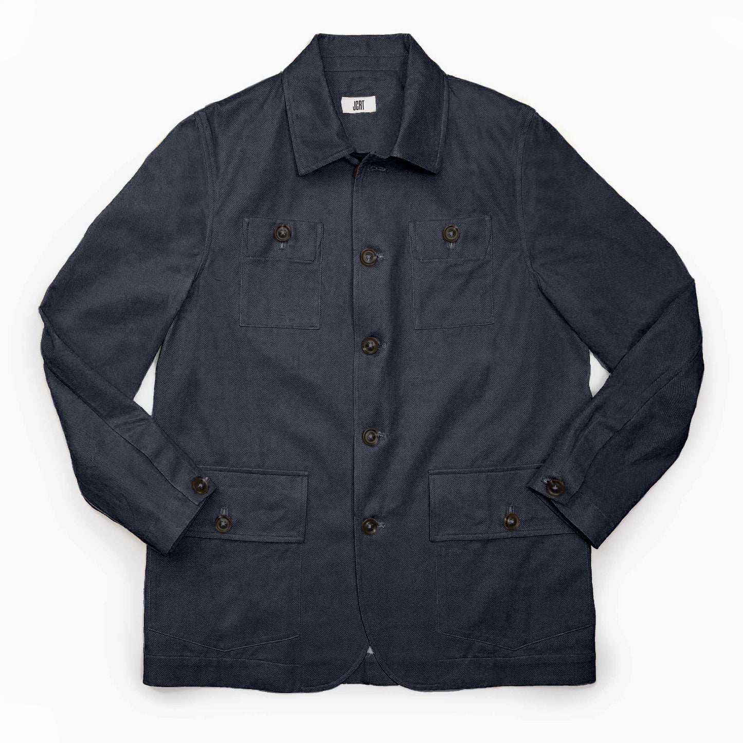 The Washed Denim Twill Chore Coat