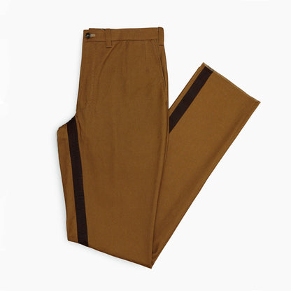 The Khaki Brown Twill Trouser