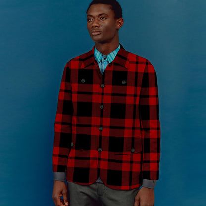 The Biggie Smalls Plaid Chore Coat