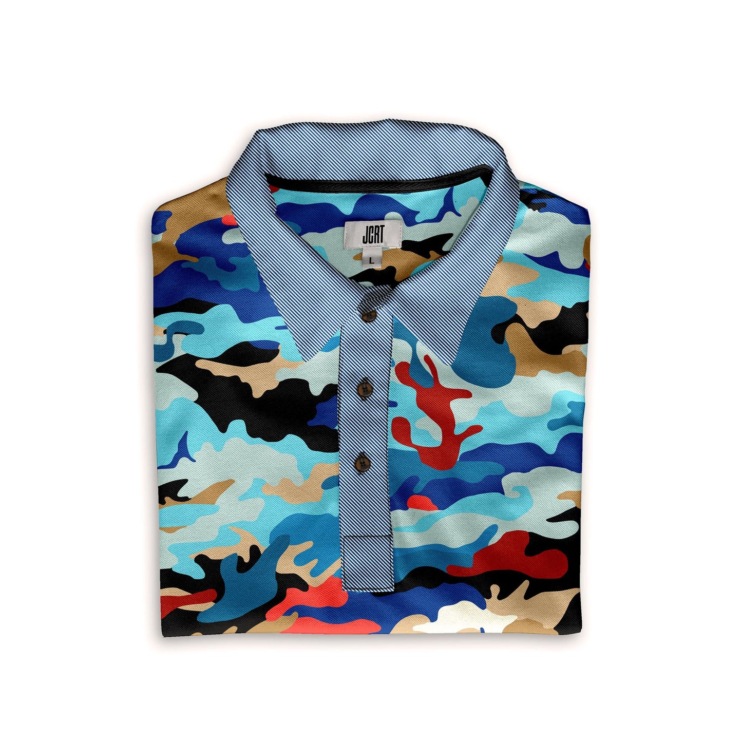 The Fantastic Planet Camouflage Polo Shirt