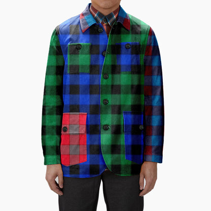 The Green and Black Buffalo Plaid Chore Coat