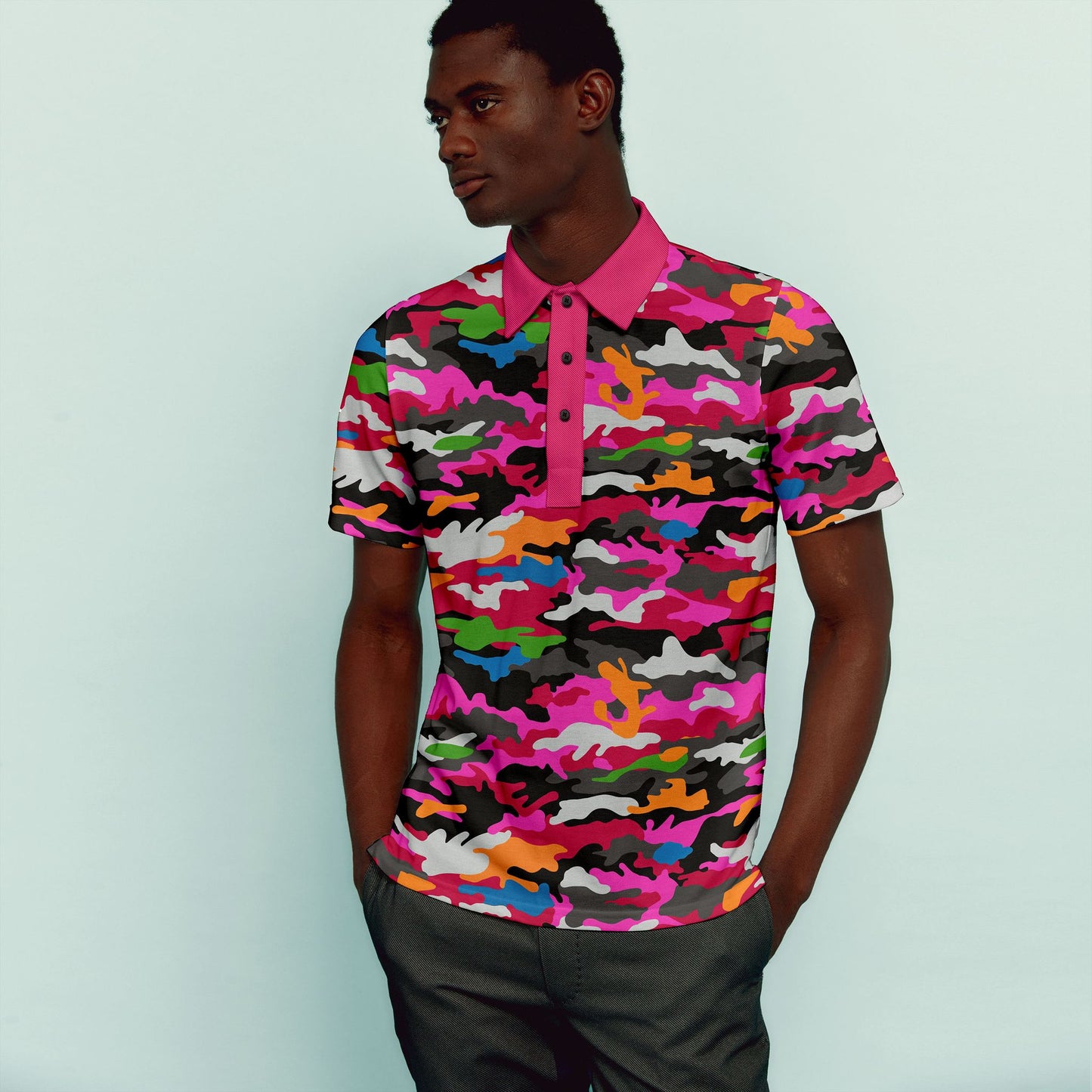 The Magic Number Camouflage Polo Shirt