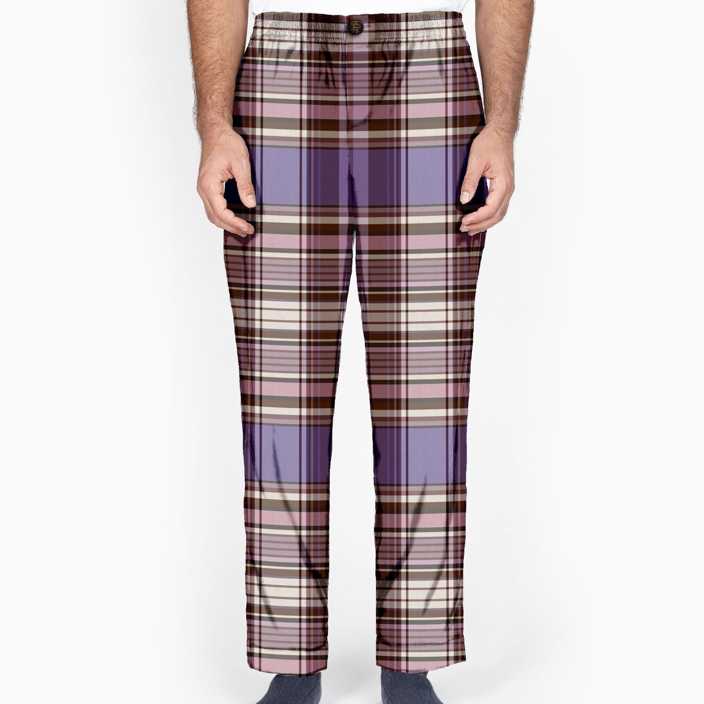 LOUNGE PANT - The Hounds of Love Plaid in Oxford Cotton