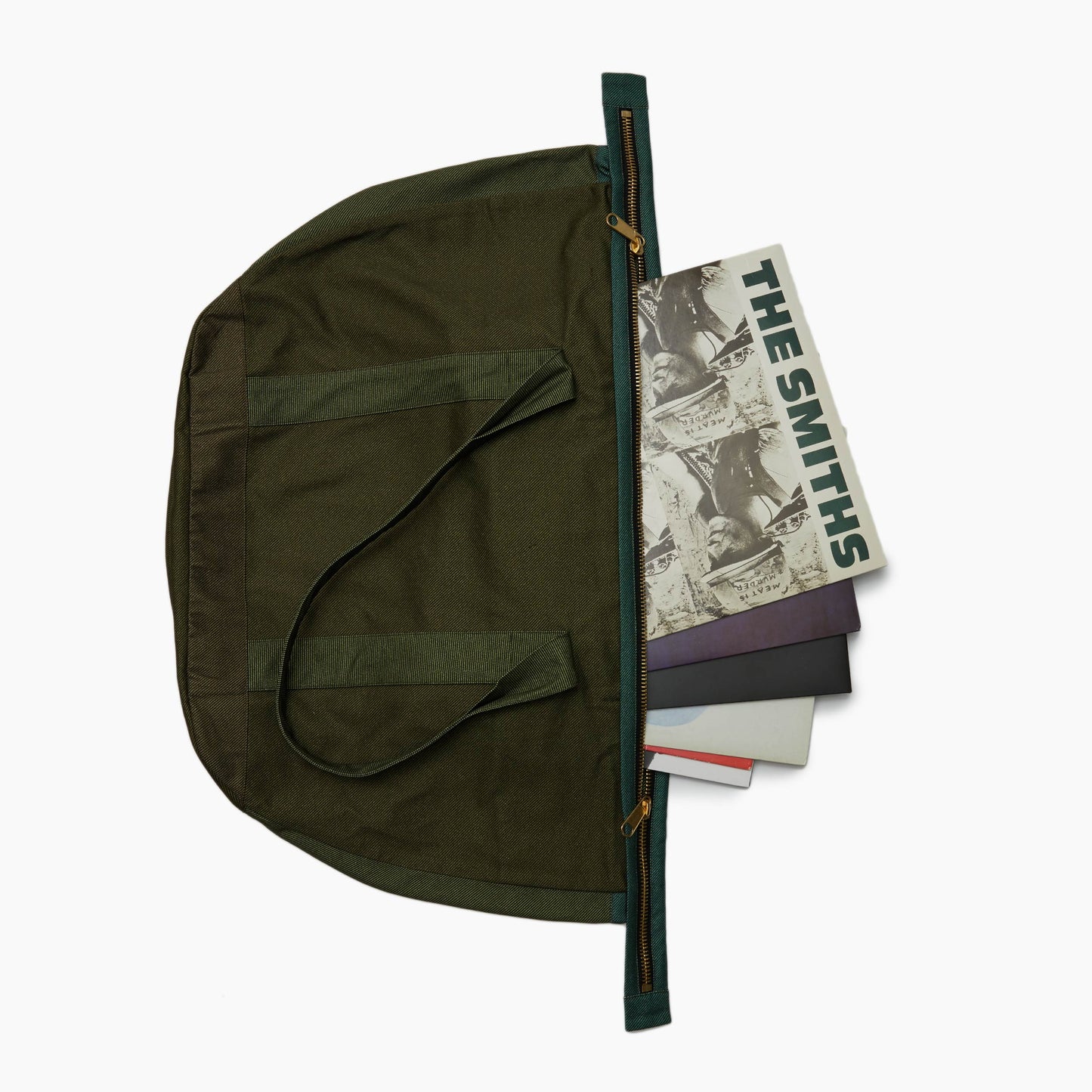 The Leaf Green Twill Satchel