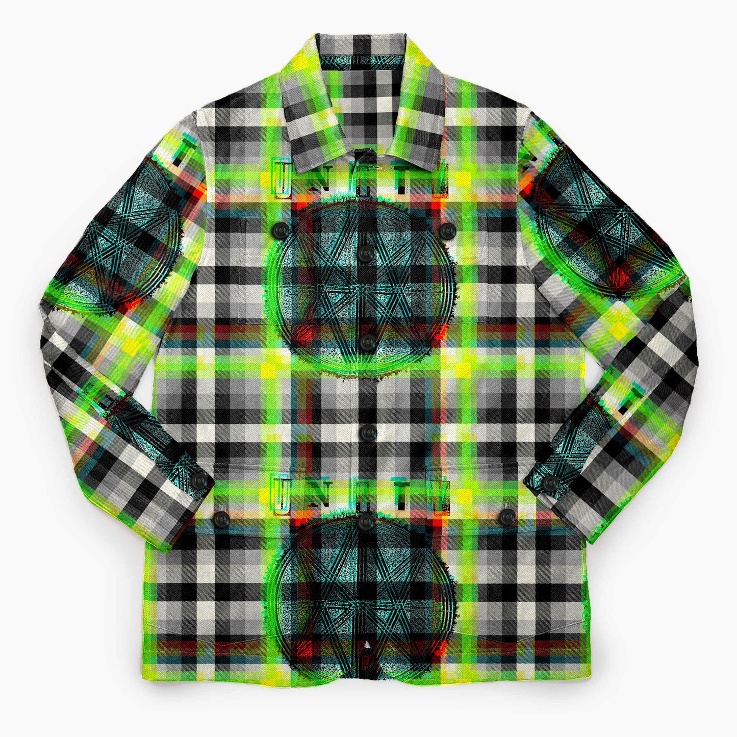 The Ragged Kingdom Unity Highlighter Plaid Chore Coat